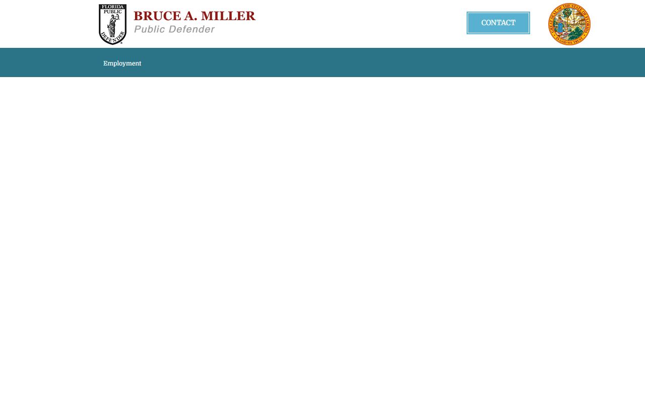 Public Defender office linked to Escambia County arrest records and criminal cases